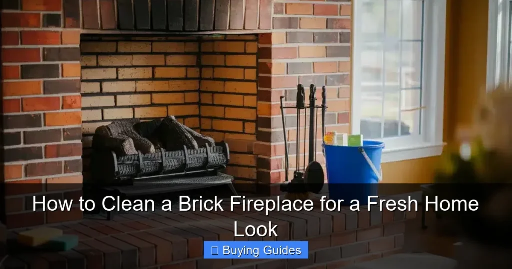 How to Clean a Brick Fireplace for a Fresh Home Look
