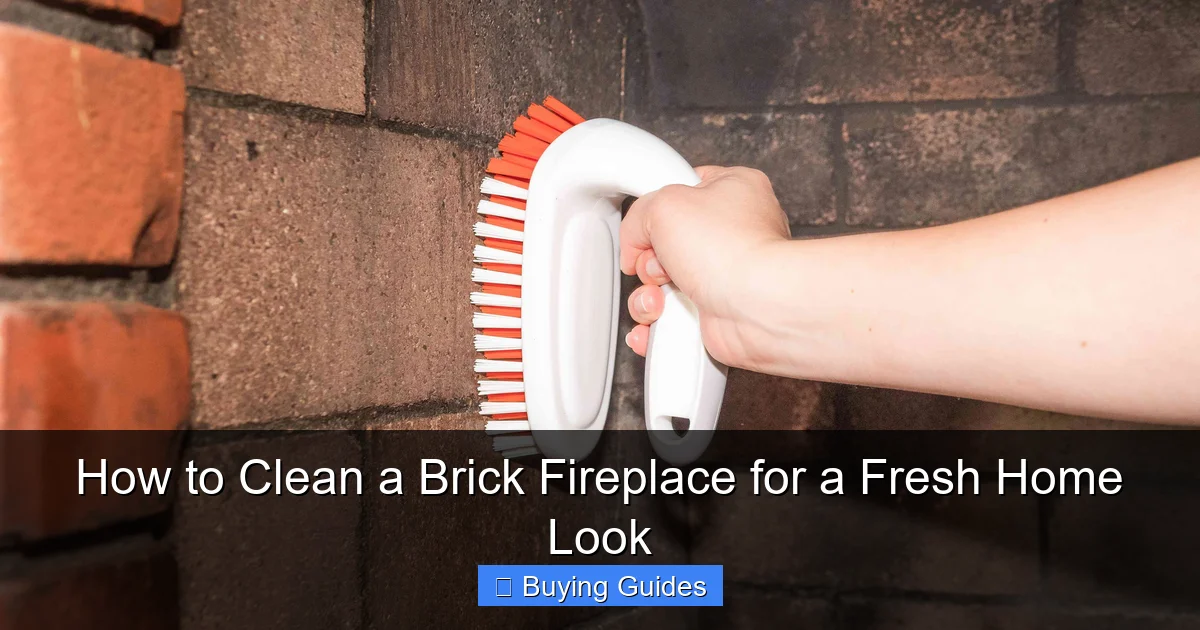 How to Clean a Brick Fireplace for a Fresh Home Look