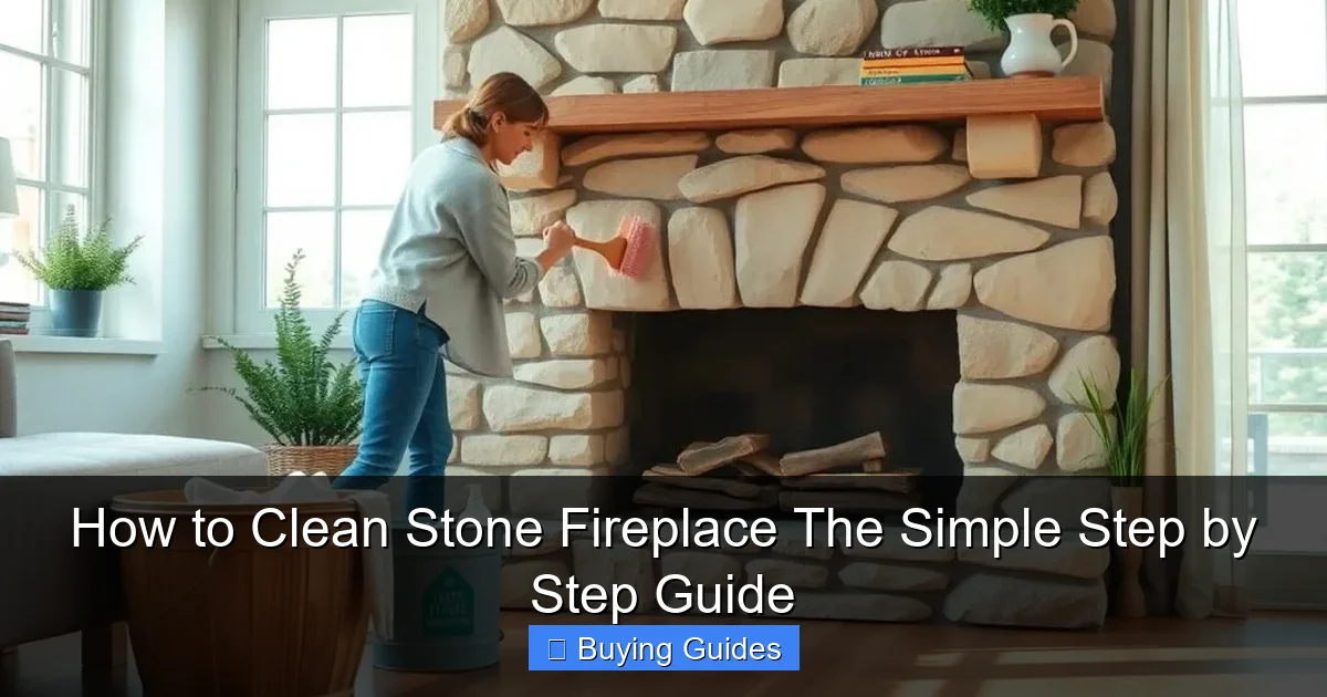 How to Clean Stone Fireplace The Simple Step by Step Guide