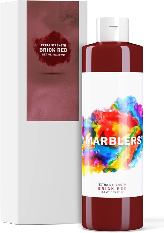 MARBLERS Brick Red Liquid Pigment
