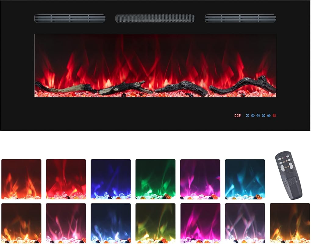 36 Inch Electric Fireplace Insert