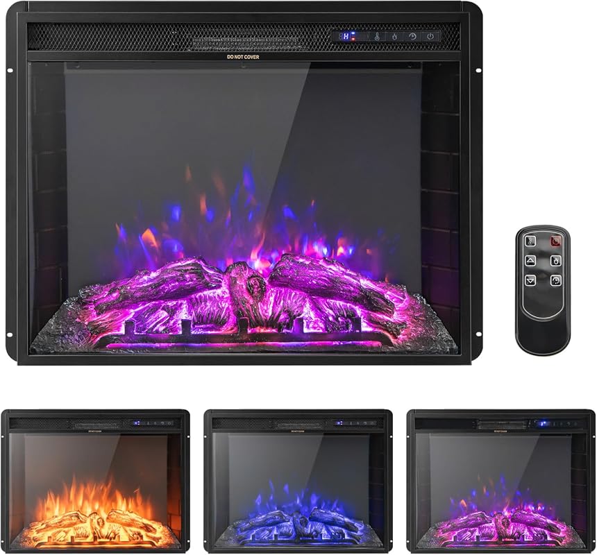 COSTWAY Electric Fireplace Insert