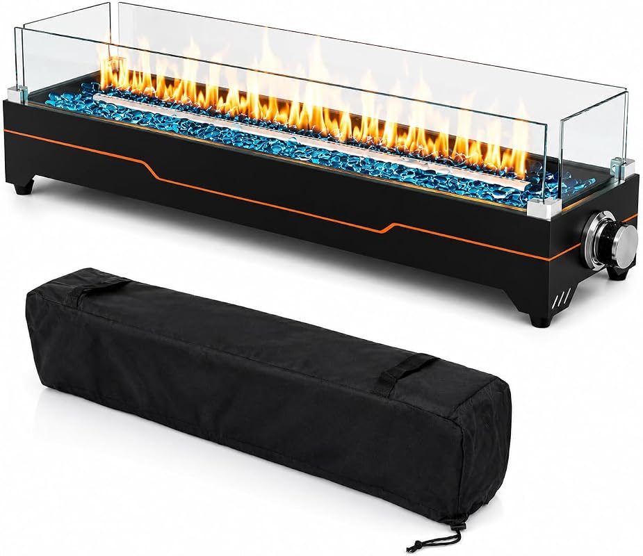 Grisun 28 Inch Tabletop Propane Fire Pit
