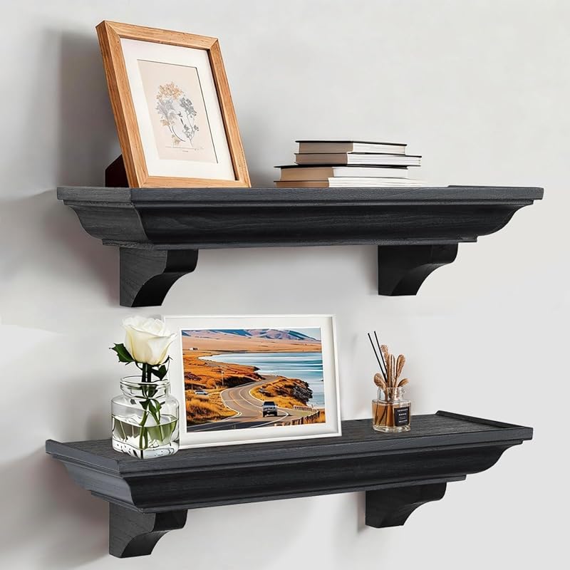 Rustic Floating Shelves