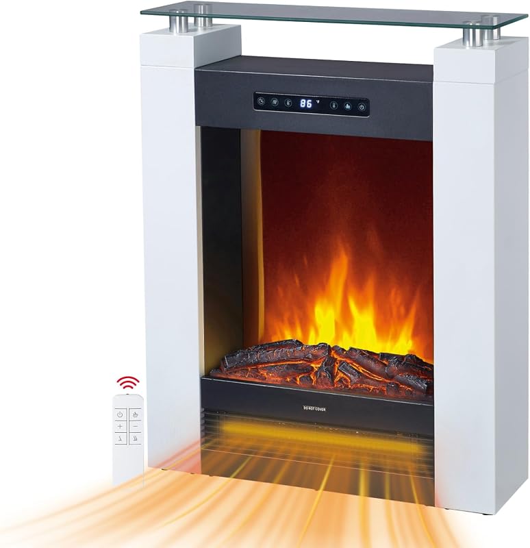 Wide Electric Fireplace
