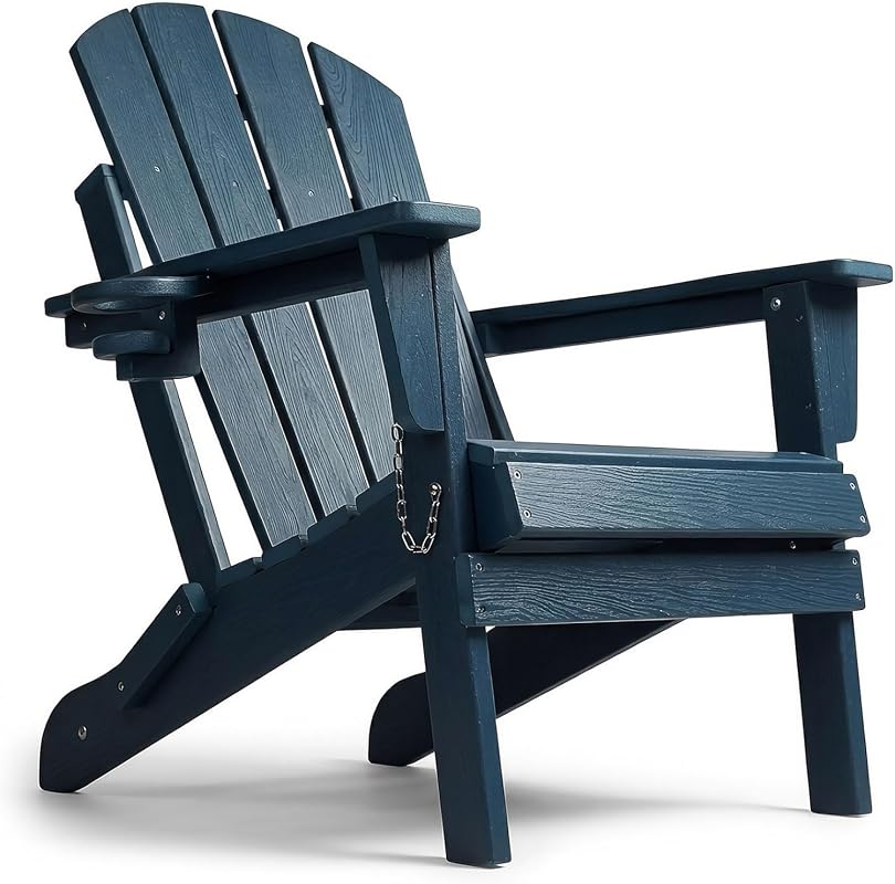 GARDENSTAR HDPE Folding Adirondack Chair