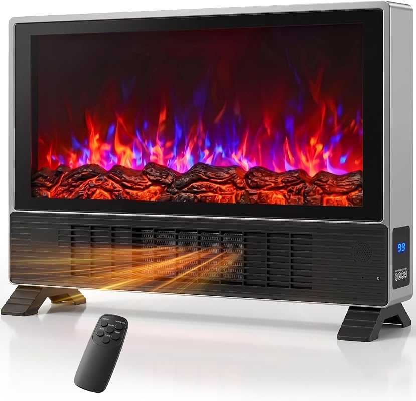 23.6-Inch Freestanding Electric Fireplace